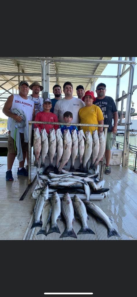 Mr Clean's & LC's Striper Guide Services Lake Texoma Fishing Guide