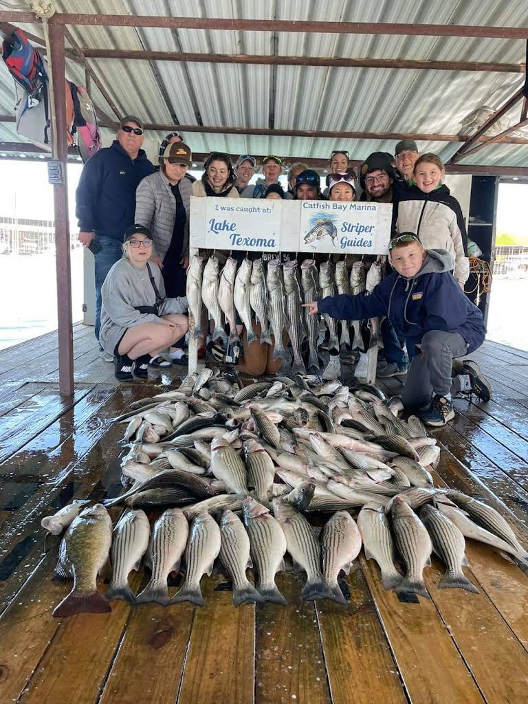 Reel Fishing Striper Guide Service Lake Texoma Fishing Guide