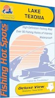 Lake Texoma fishing map